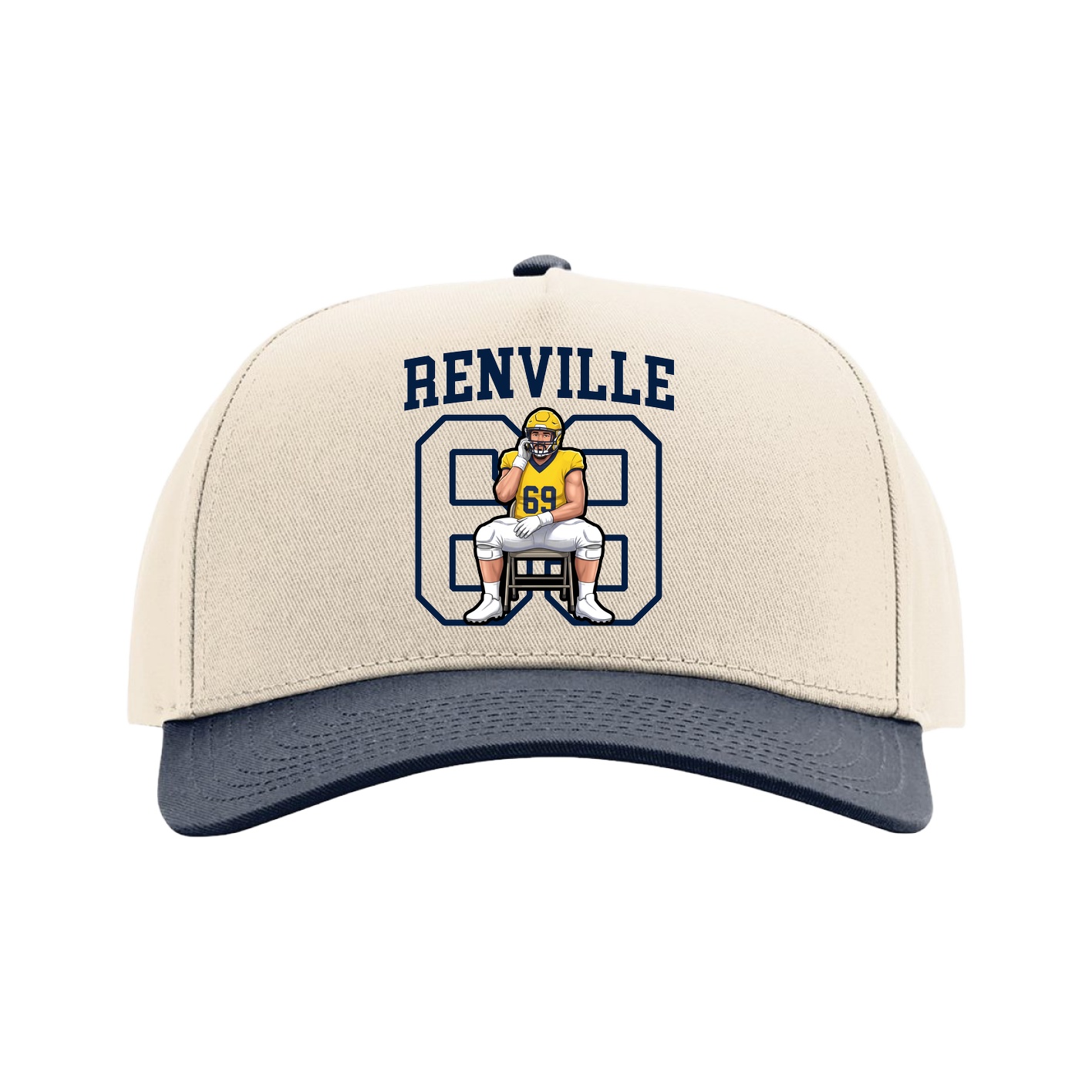 Full Fabric Five-Panel Champ Cap