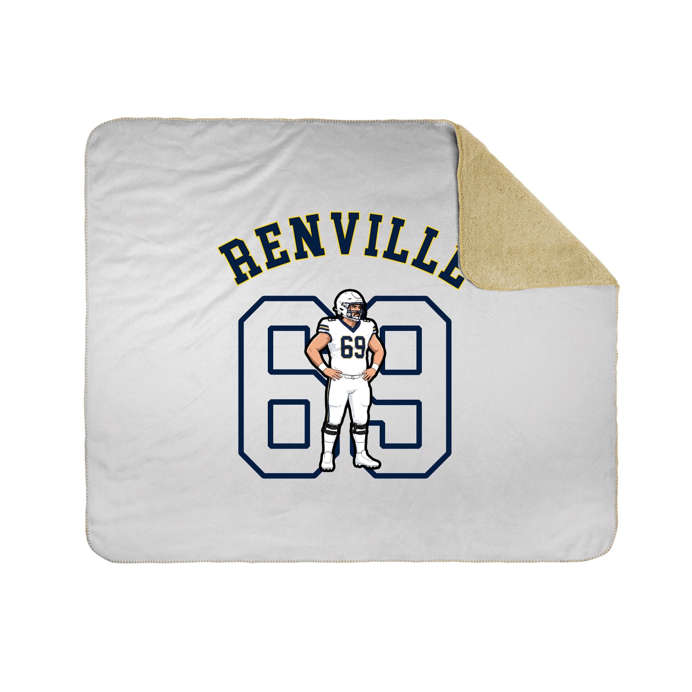 Throw Blanket — Shirsey Arch in White