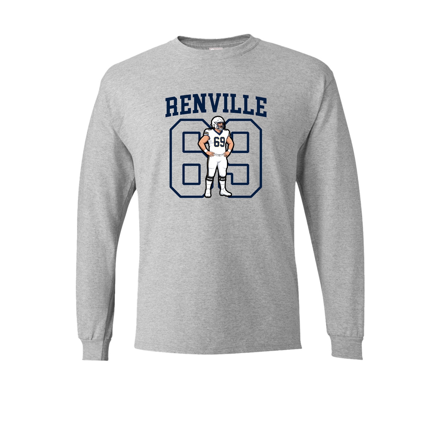 Long Sleeve Tee — Shirsey in Grey