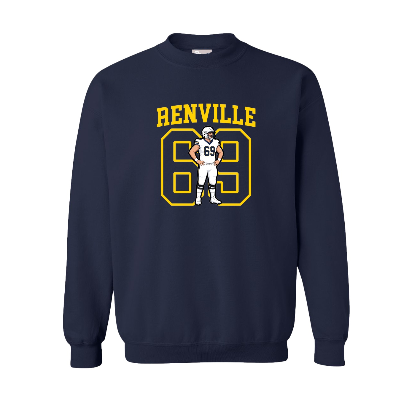 Fleece Crew — Shirsey in Navy