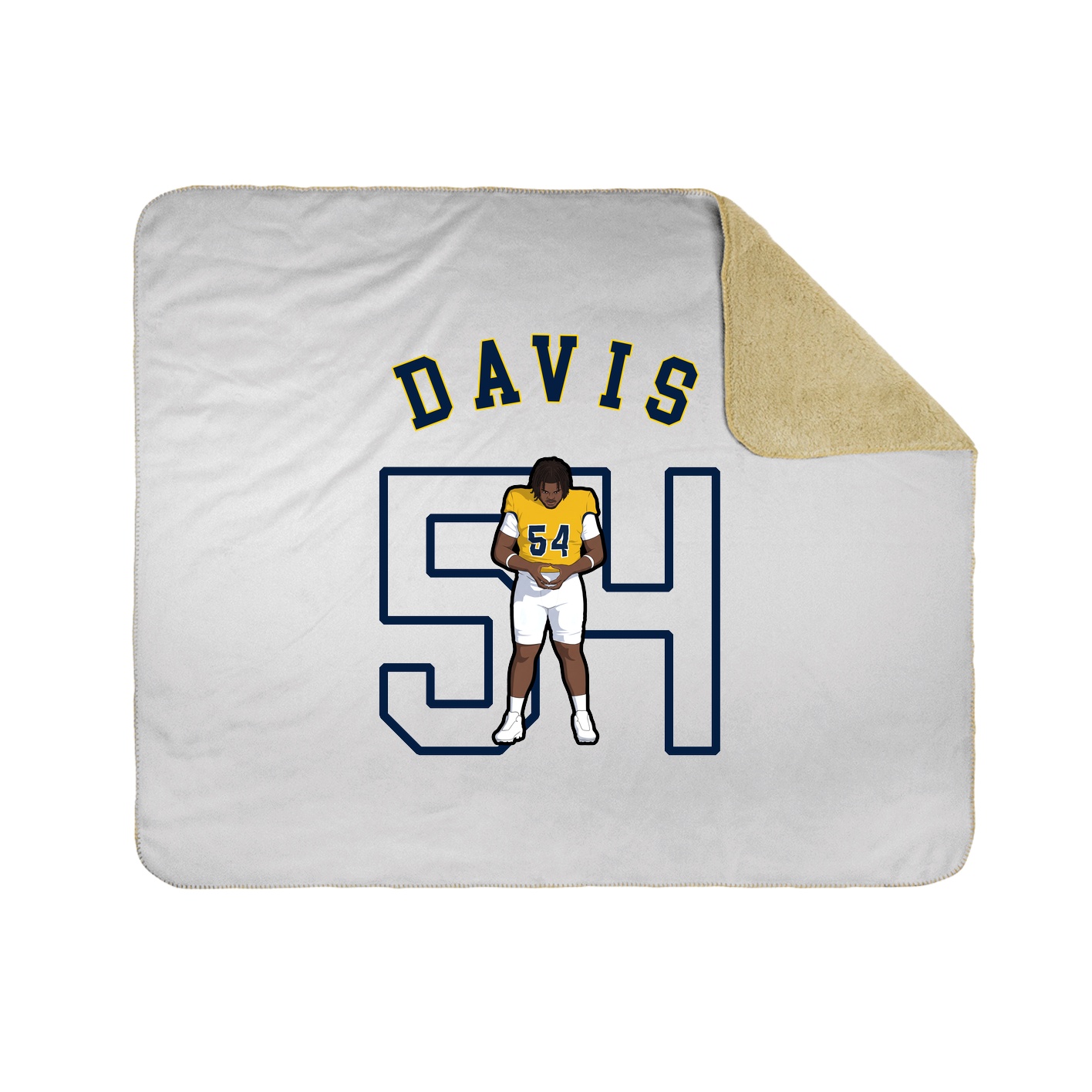 50x60 Sherpa Lined Throw Blanket