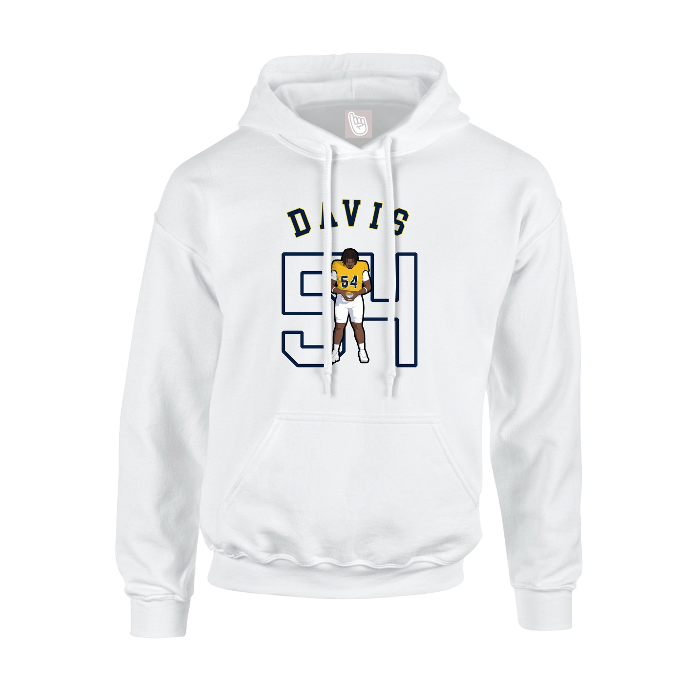 Youth Hoodie — Shirsey Arch in White