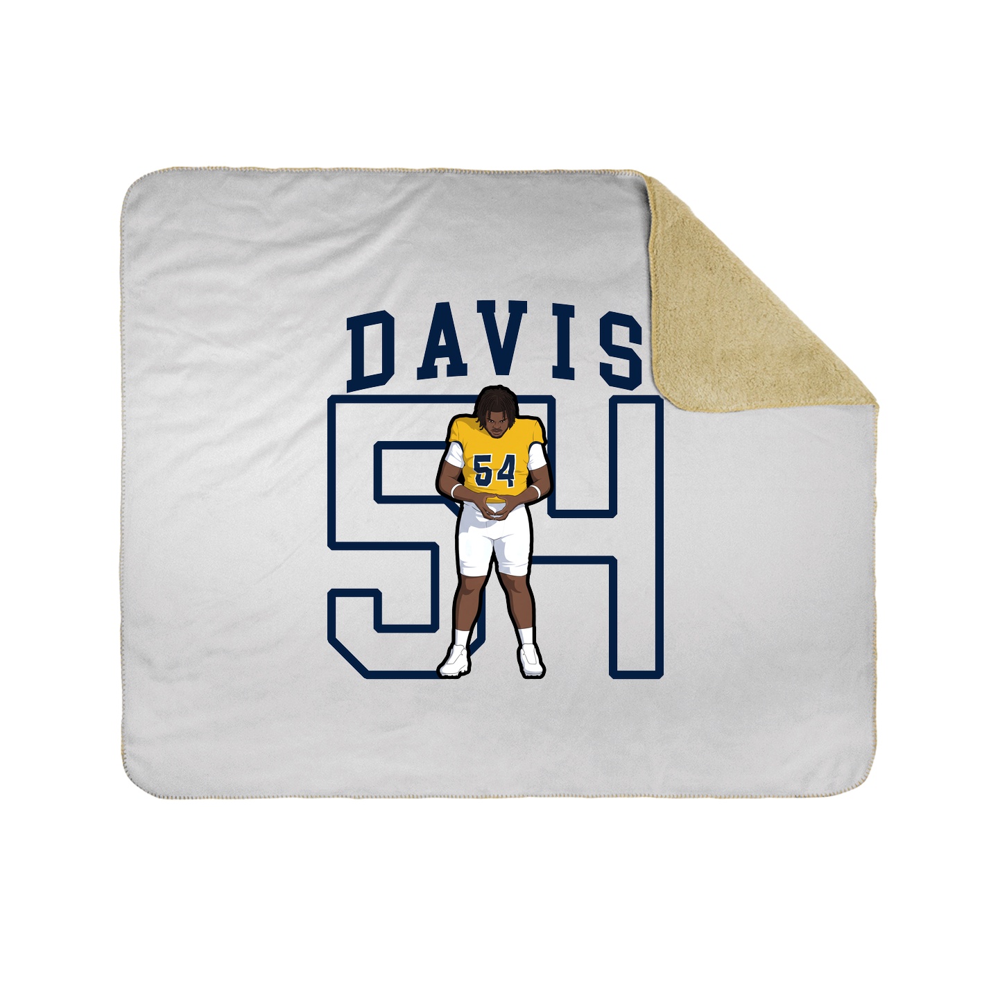 50x60 Sherpa Lined Throw Blanket