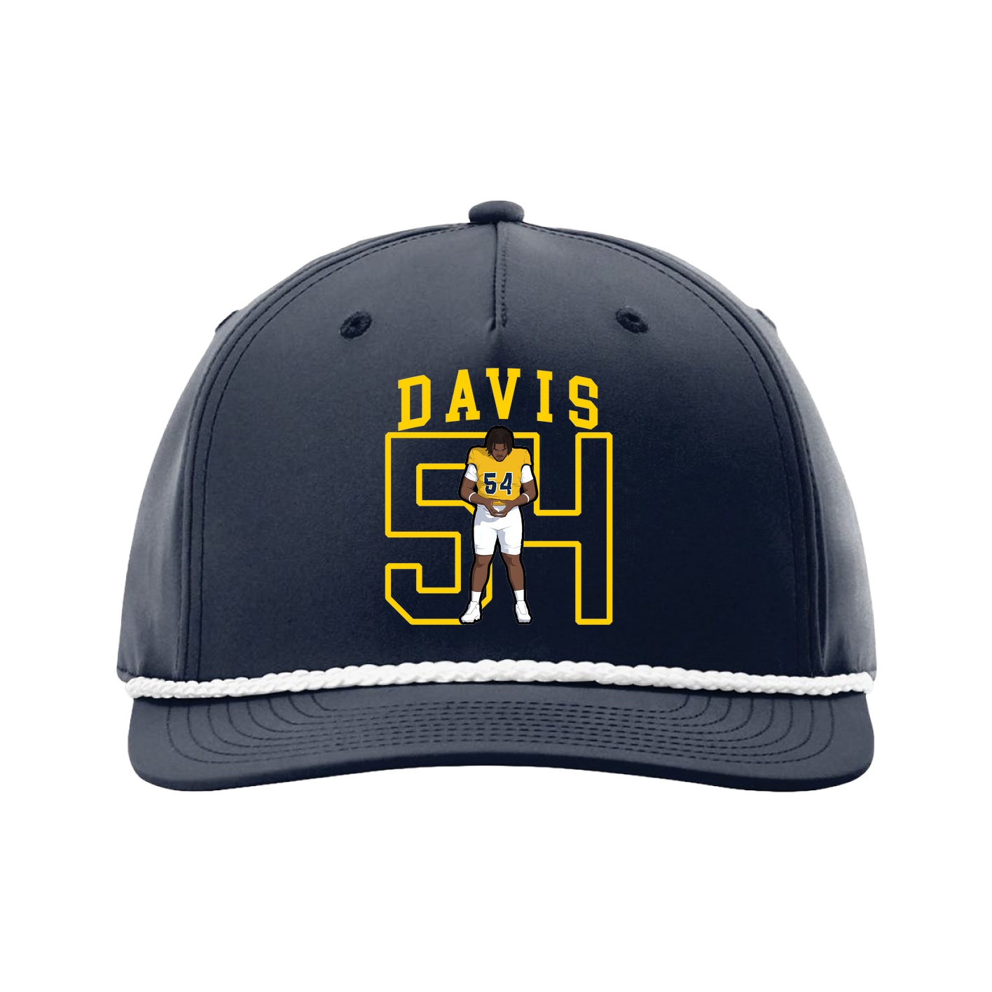 Five-Panel Classic Rope Cap — Shirsey in Navy