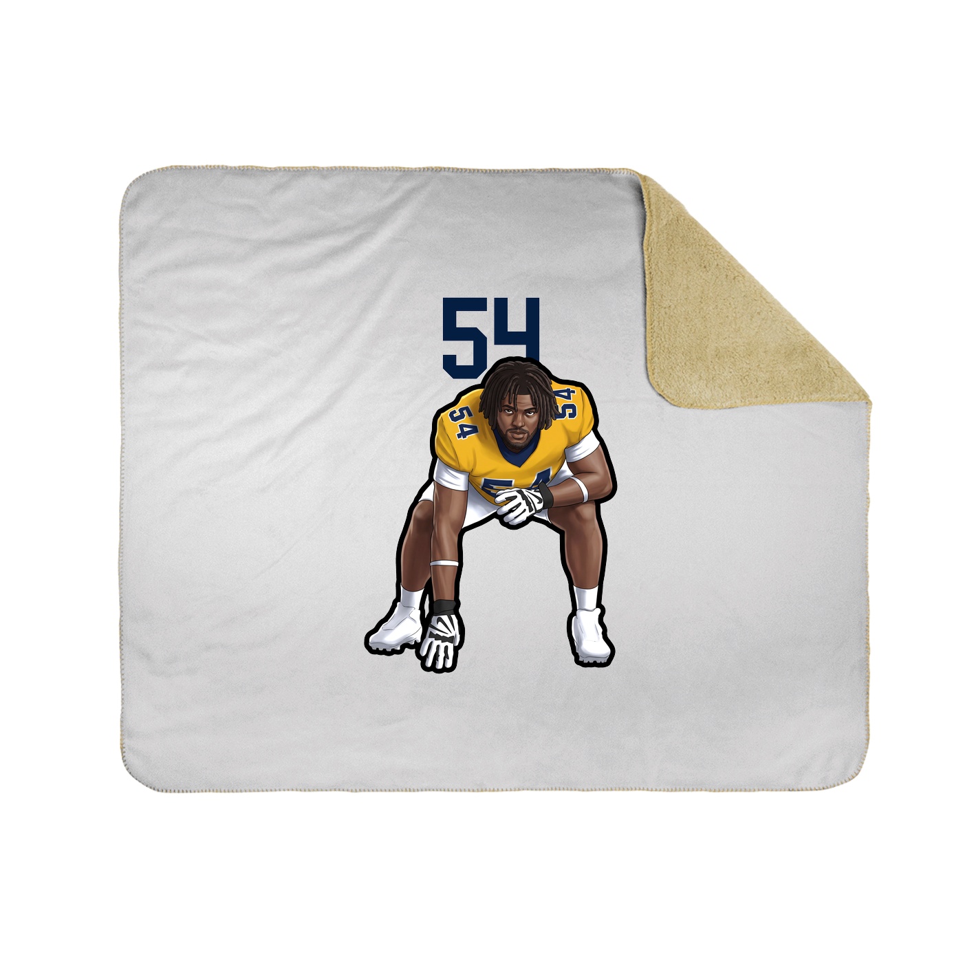 50x60 Sherpa Lined Throw Blanket