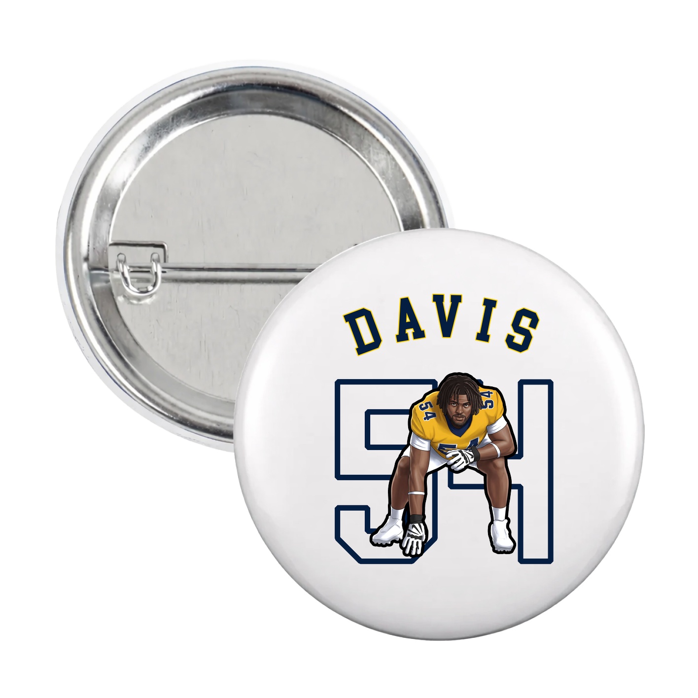 Game Day Button — Shirsey Arch in White