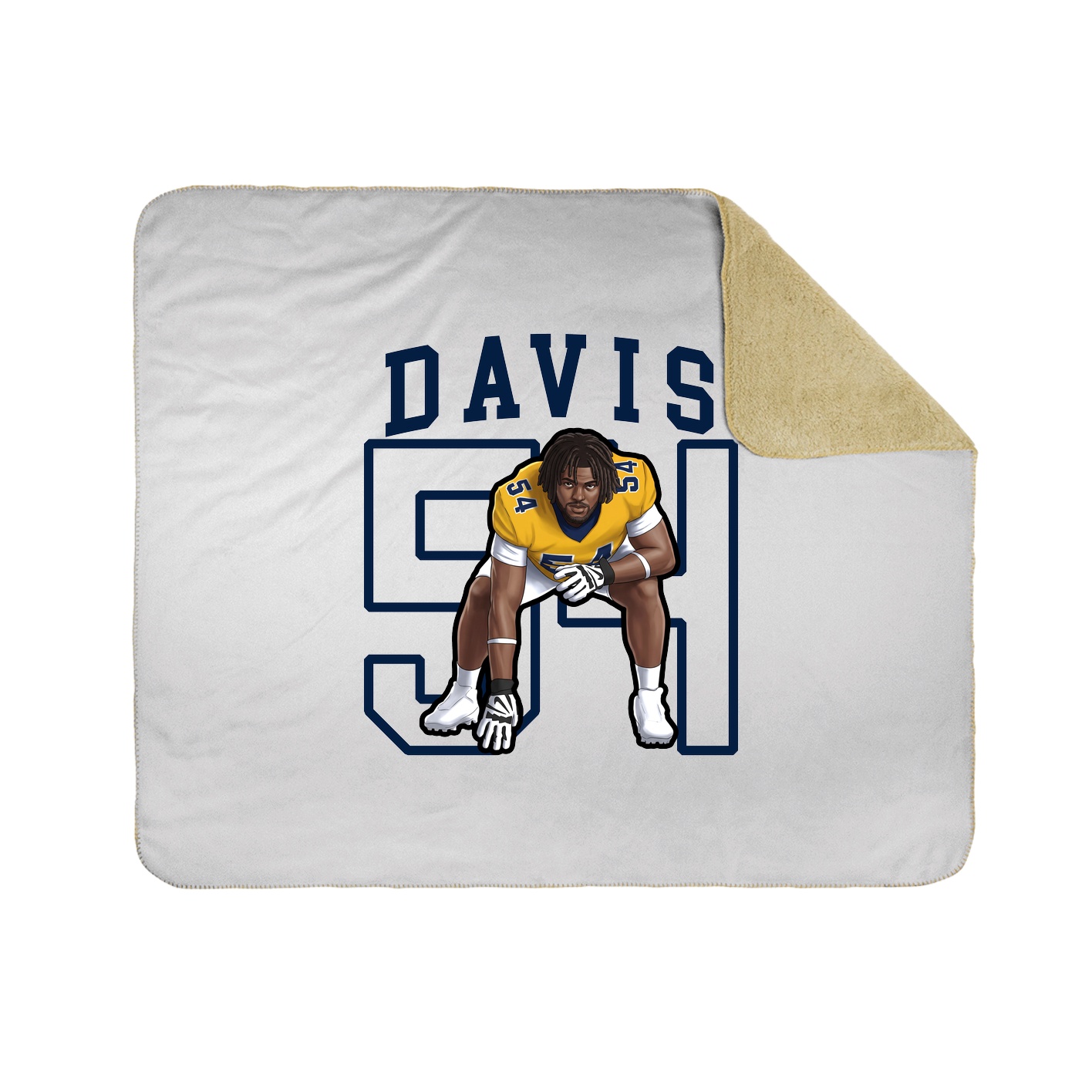 50x60 Sherpa Lined Throw Blanket