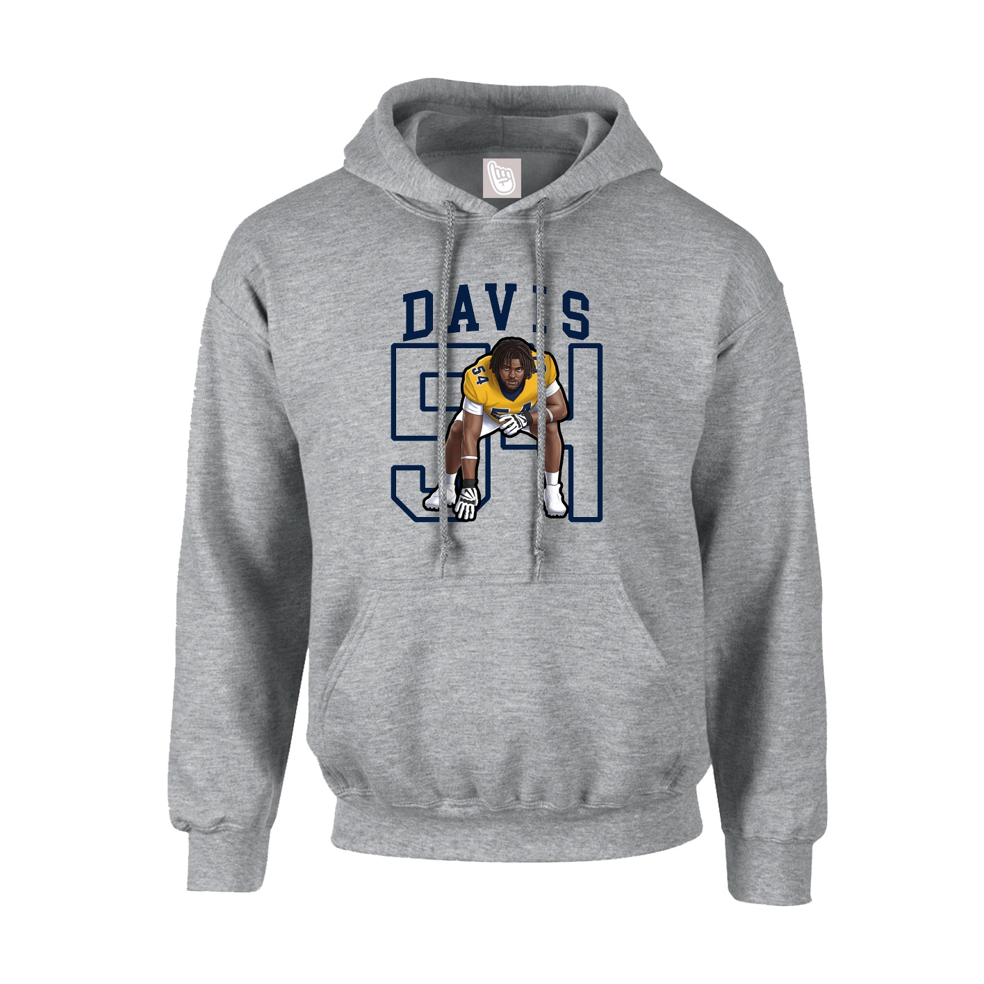 Hoodie — Shirsey in Grey