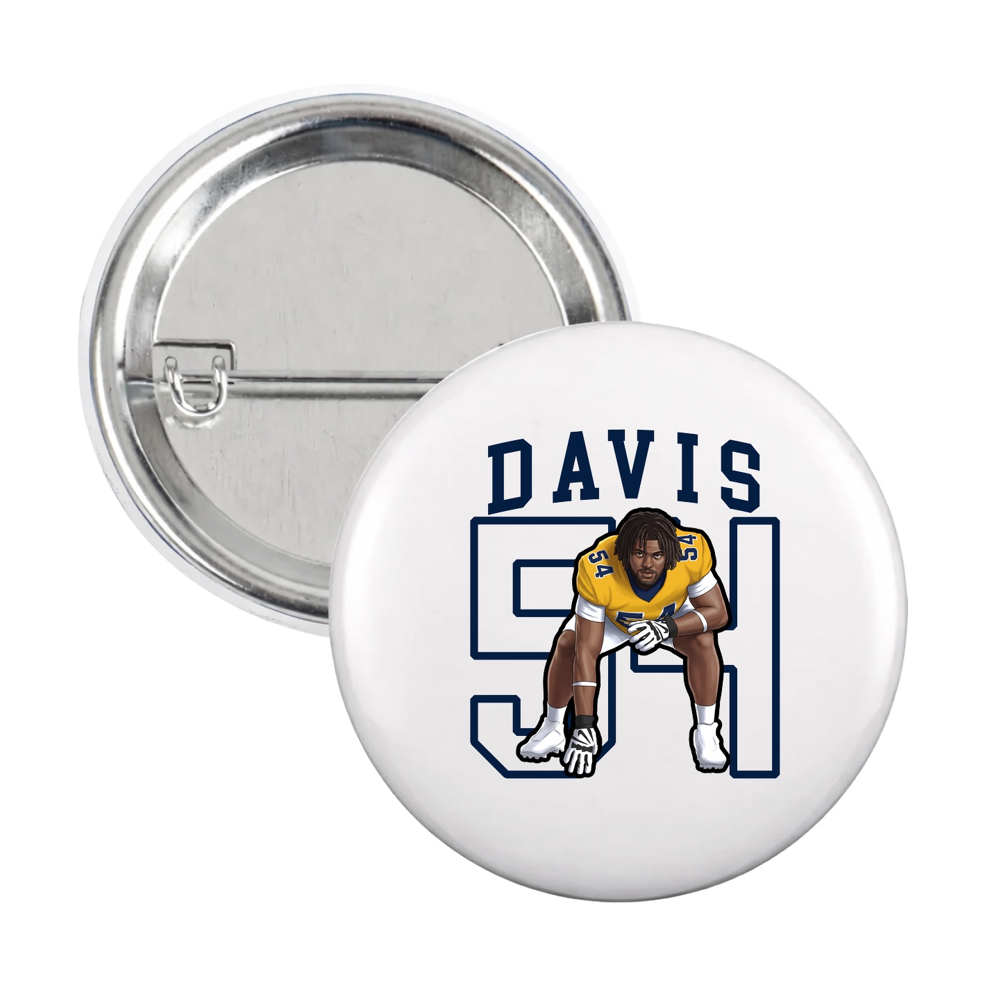 Game Day Button — Shirsey in White