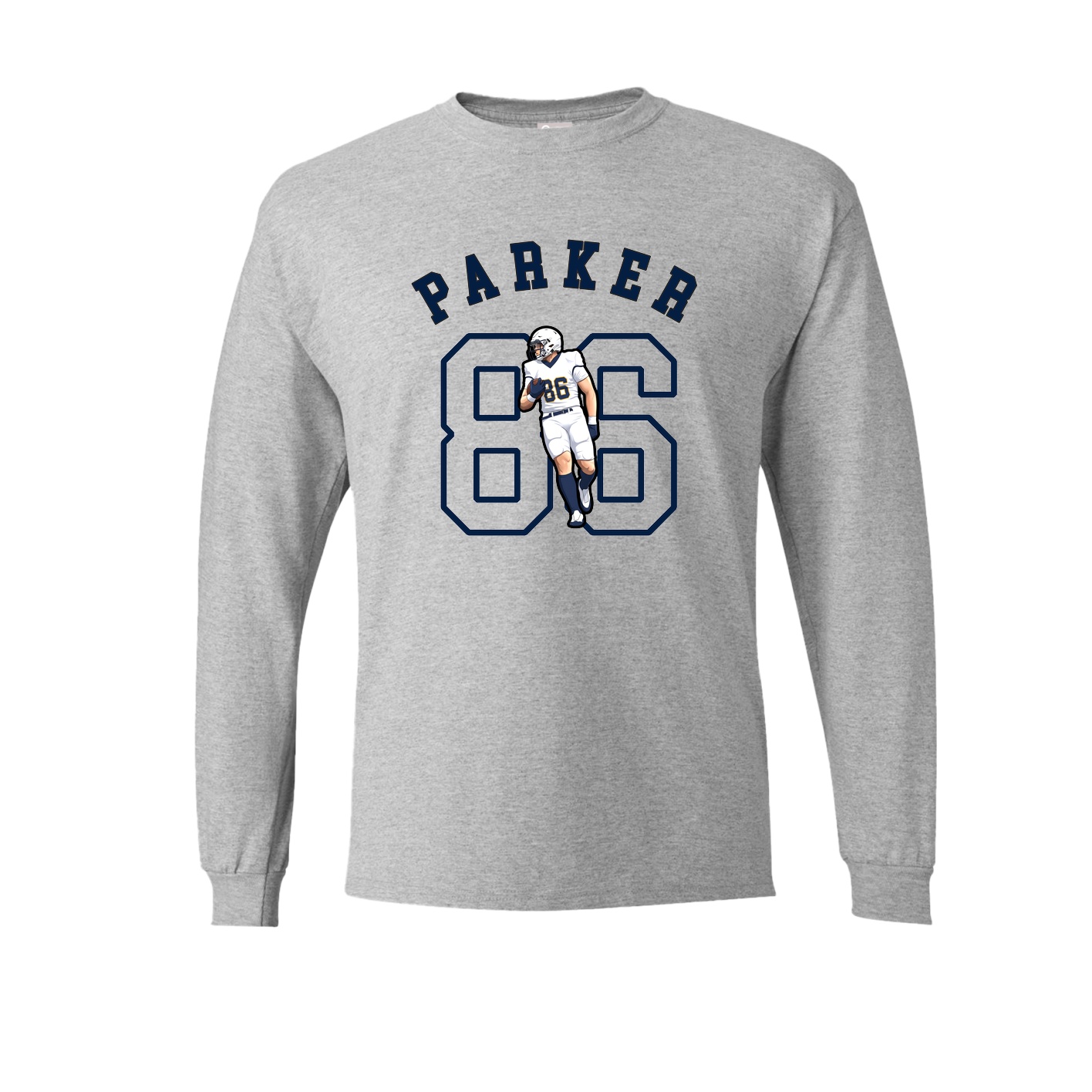 Long Sleeve Tee — Shirsey Arch in Grey