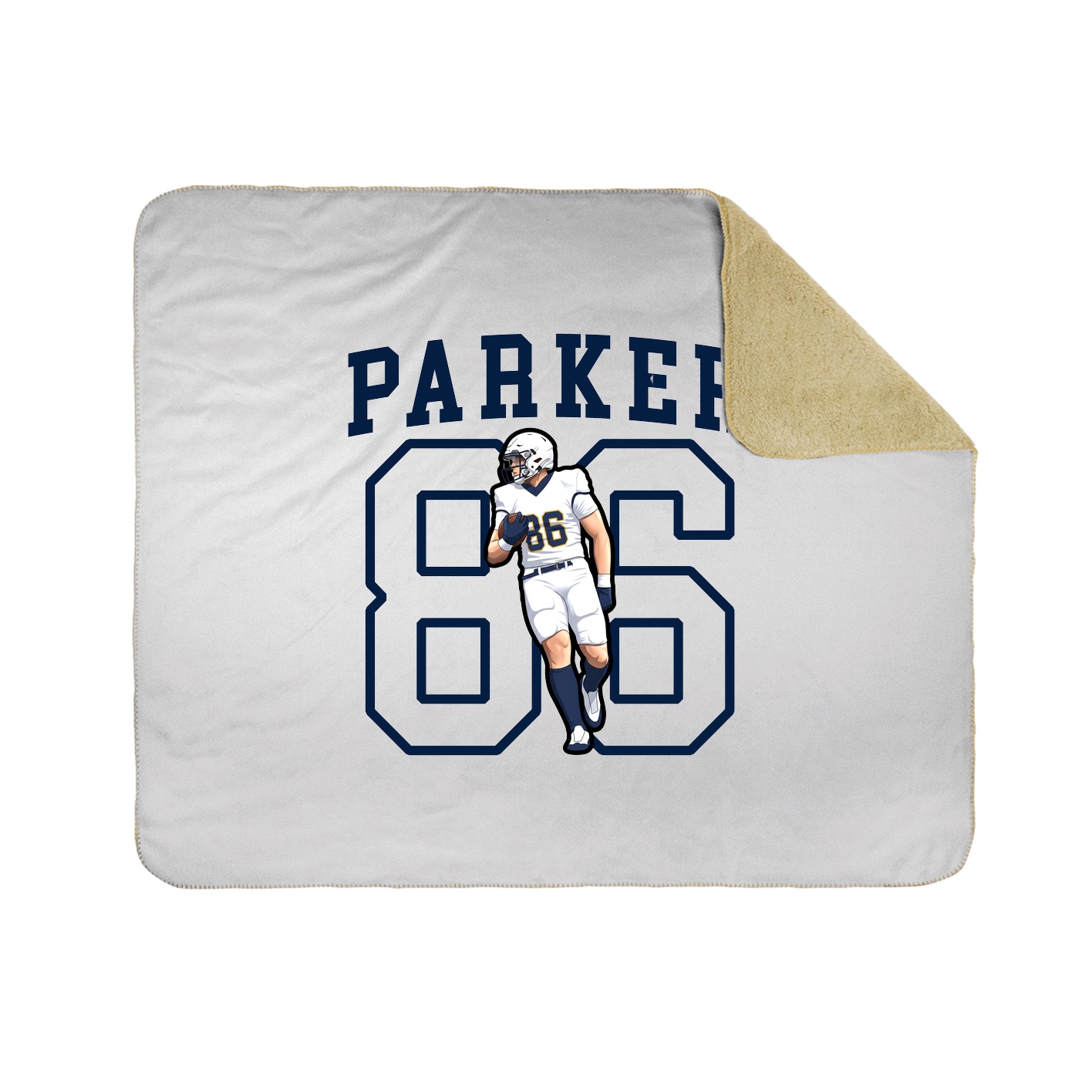 Throw Blanket — Shirsey in White
