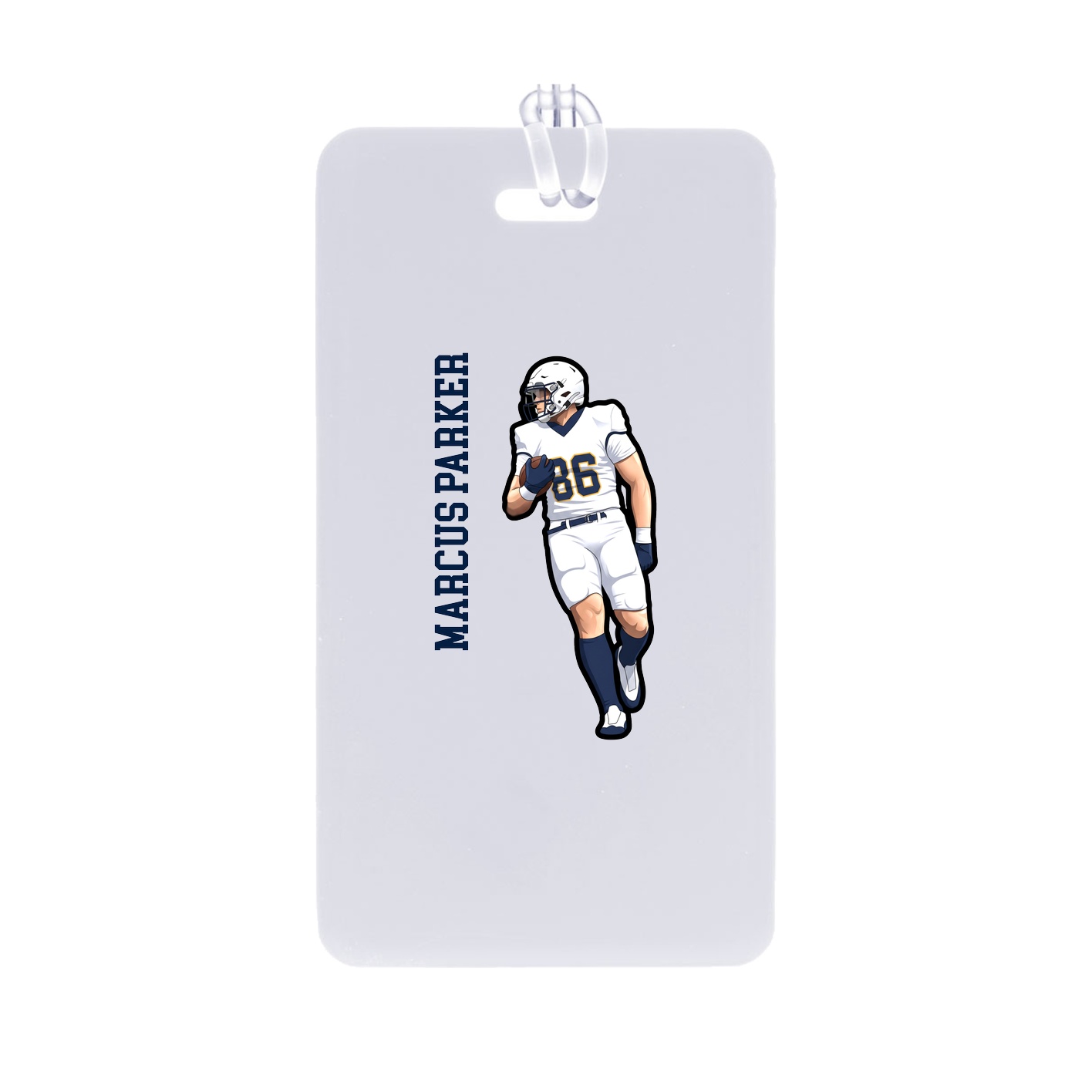 Bag Tag — Name Vertical in Classic