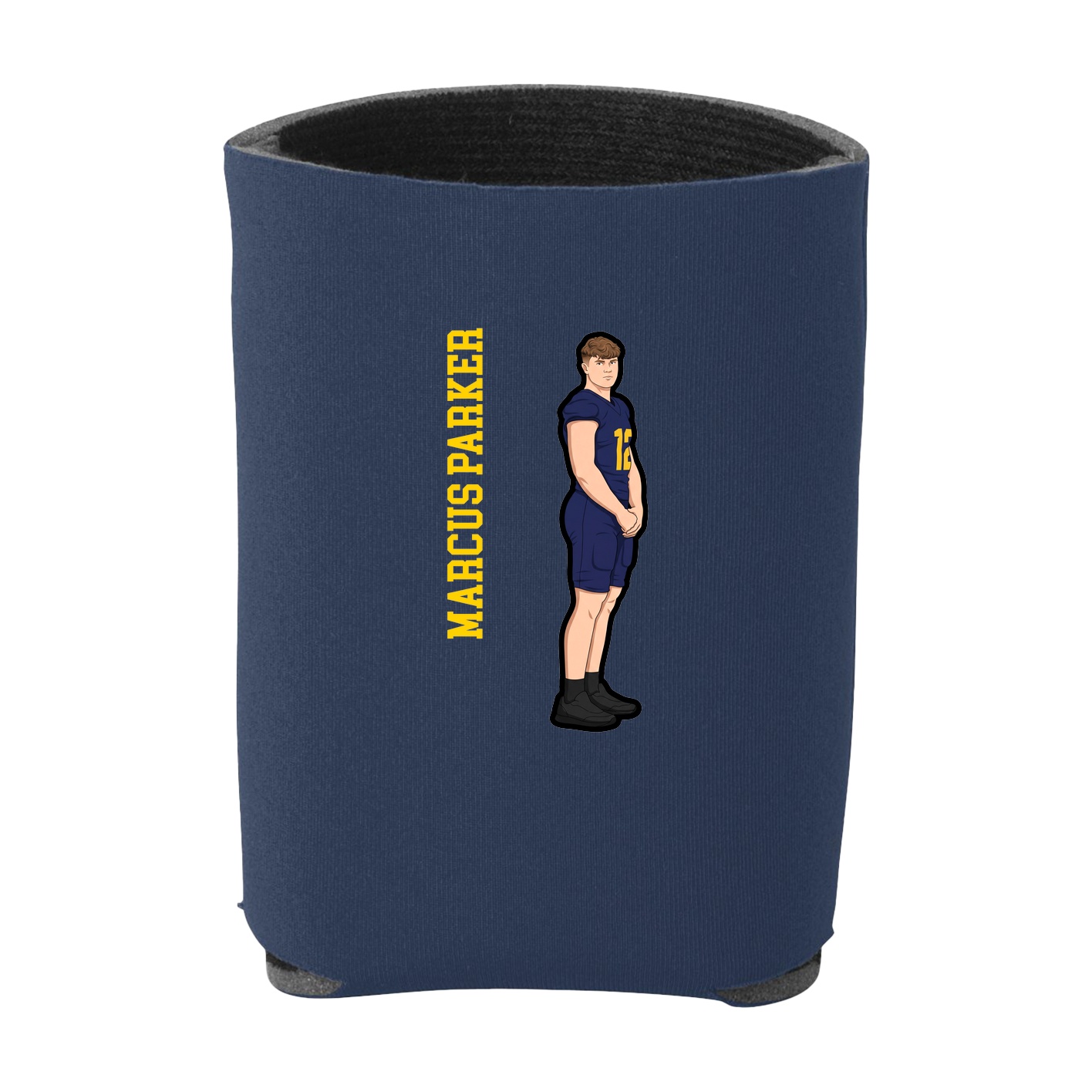 Can Holder — Name Vertical in Navy