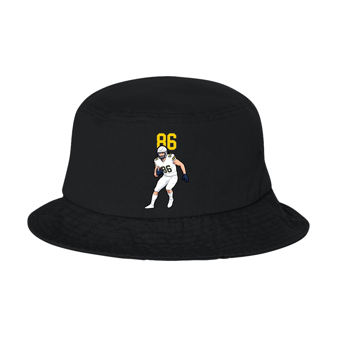 Bucket Cap — Number Top in Black