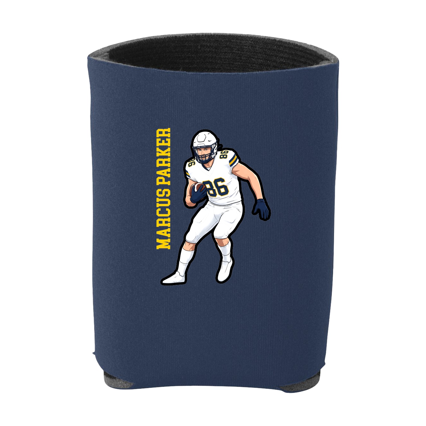 Can Holder — Name Vertical in Navy