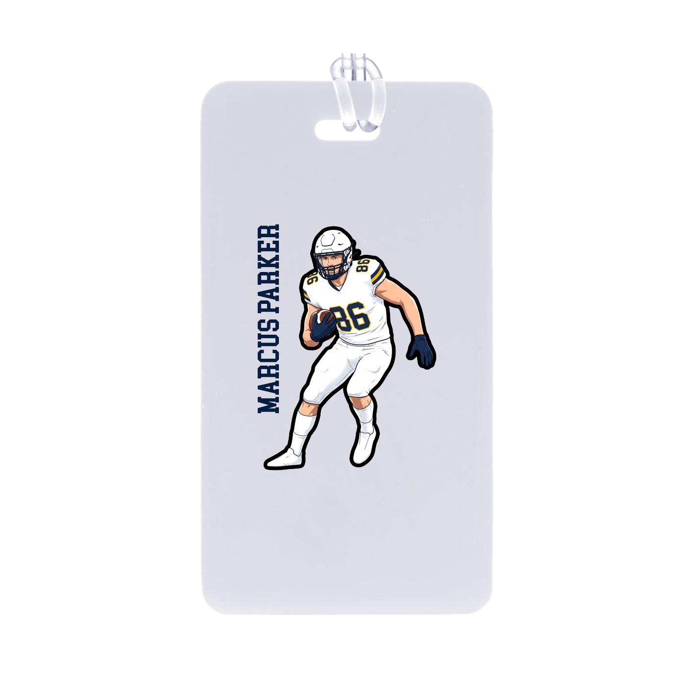 Bag Tag — Name Vertical in Classic