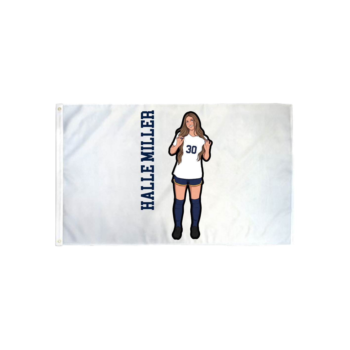 3x5 Flag — Name Vertical in Classic