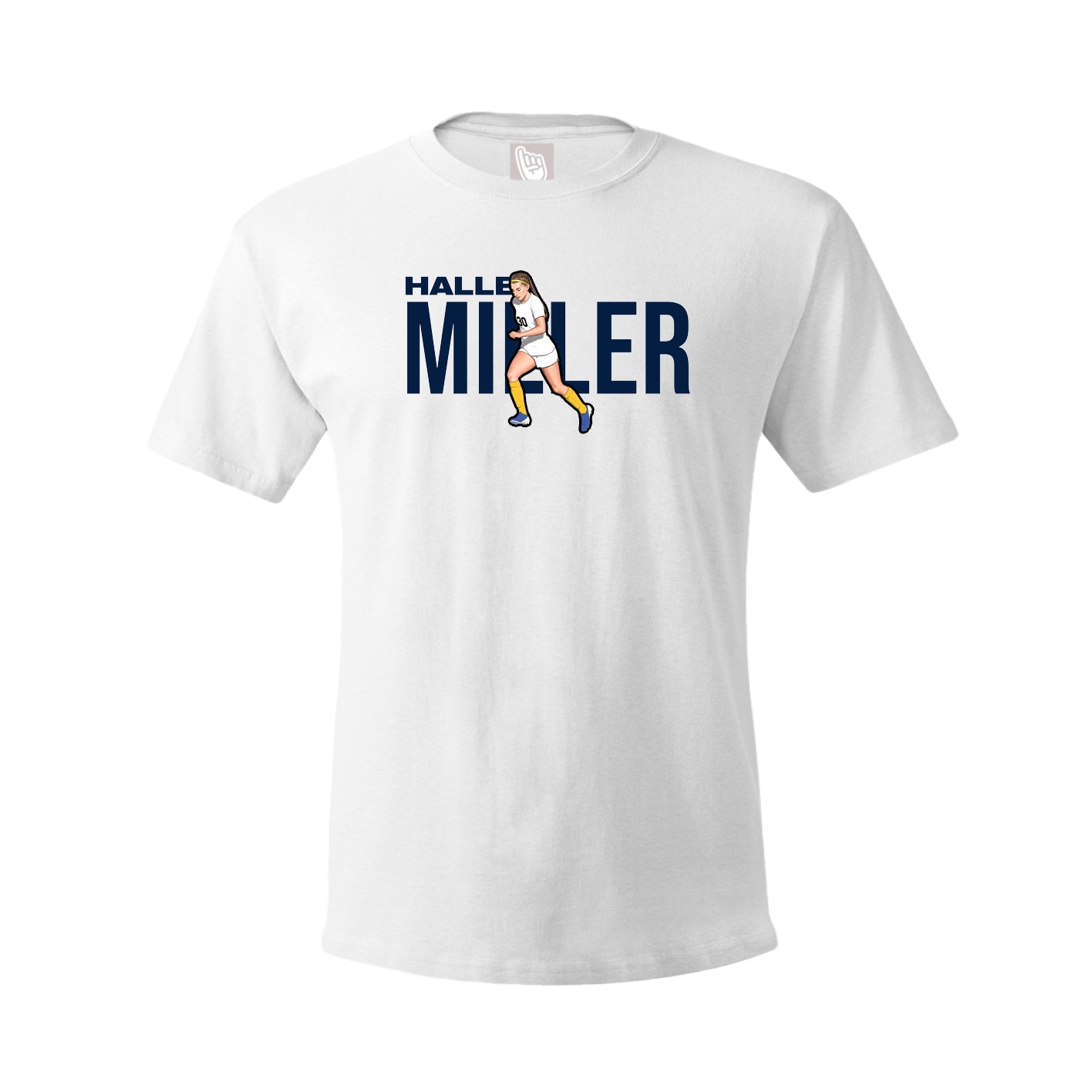 Youth Tee — Player Name in White