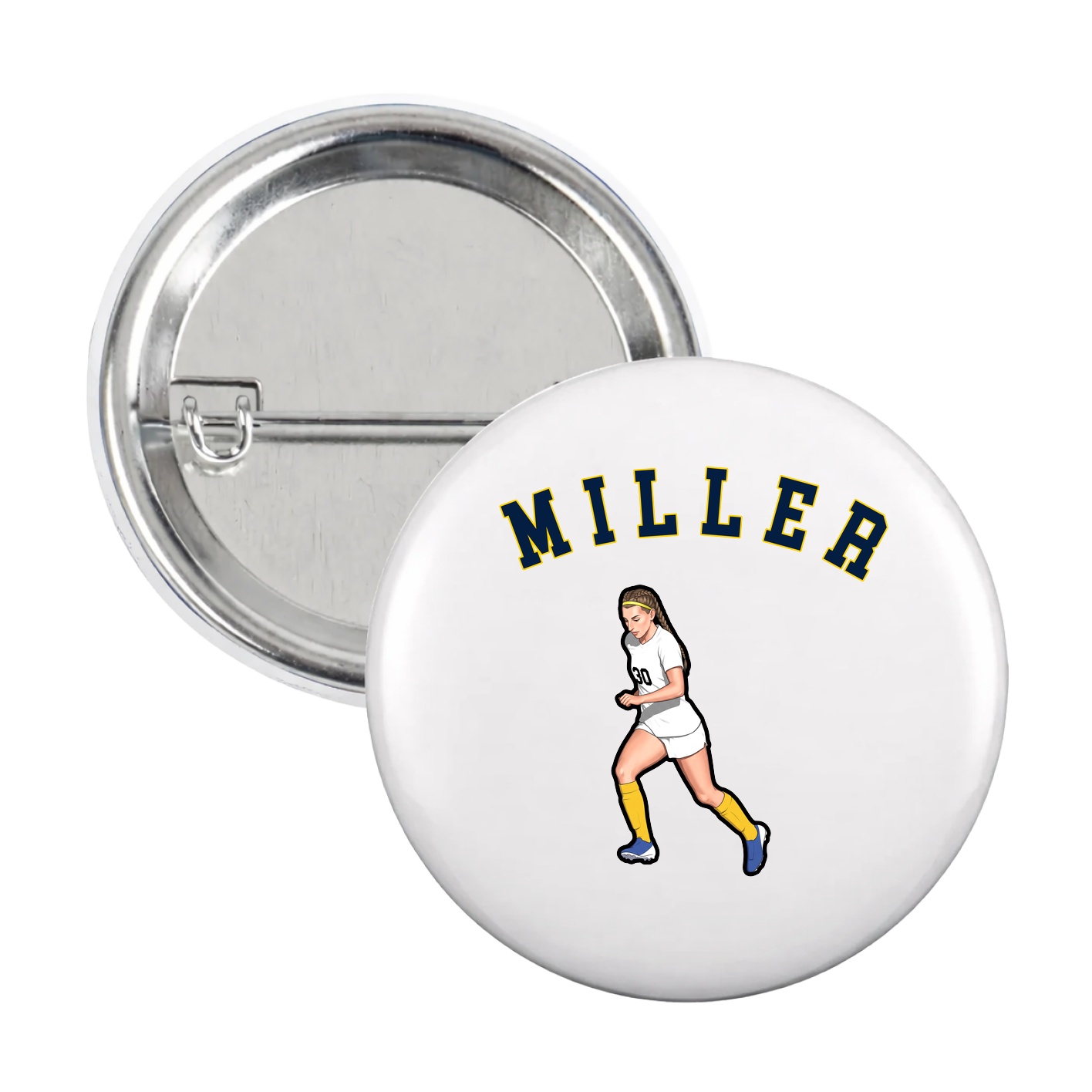 Game Day Button — Shirsey Arch in White