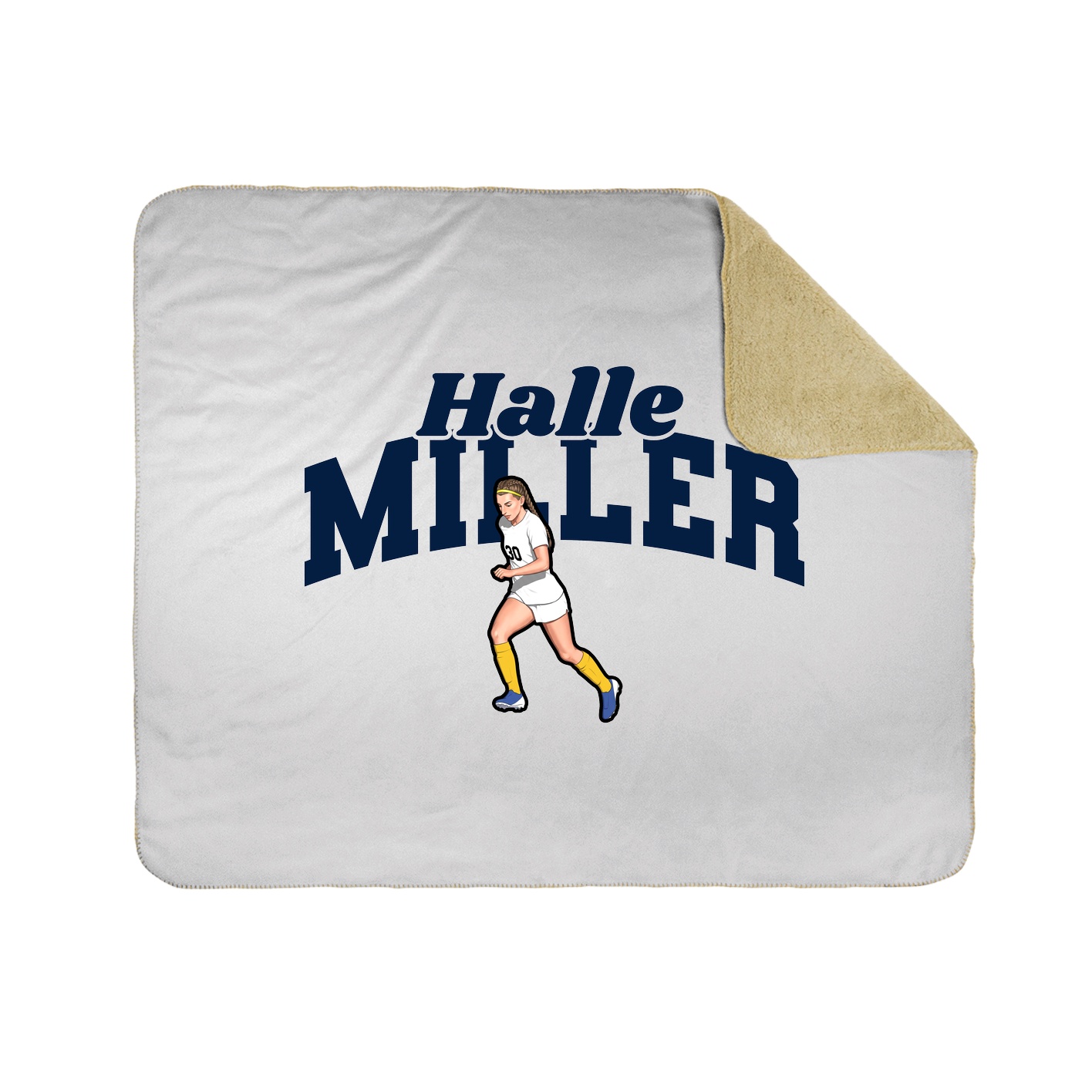 Throw Blanket — Signature Arch in White