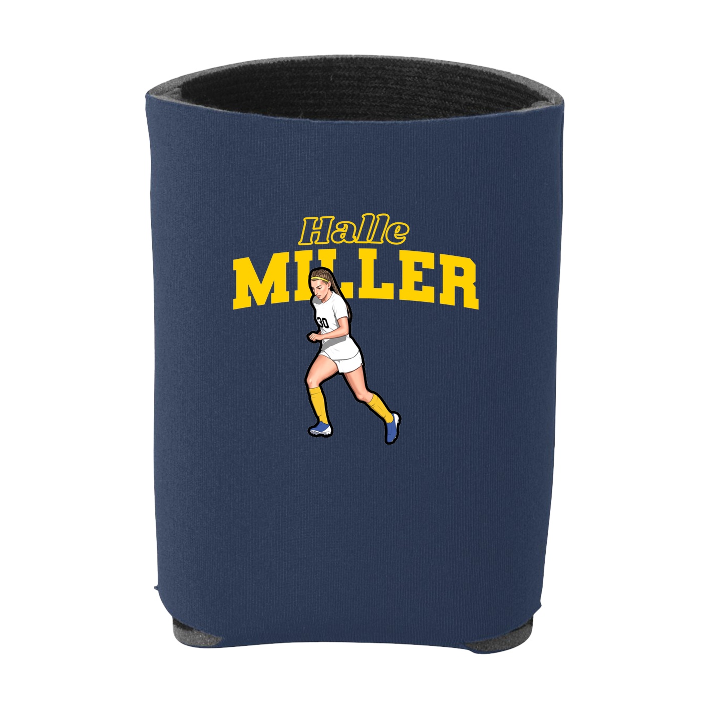 Can Holder — Name Arch in Navy