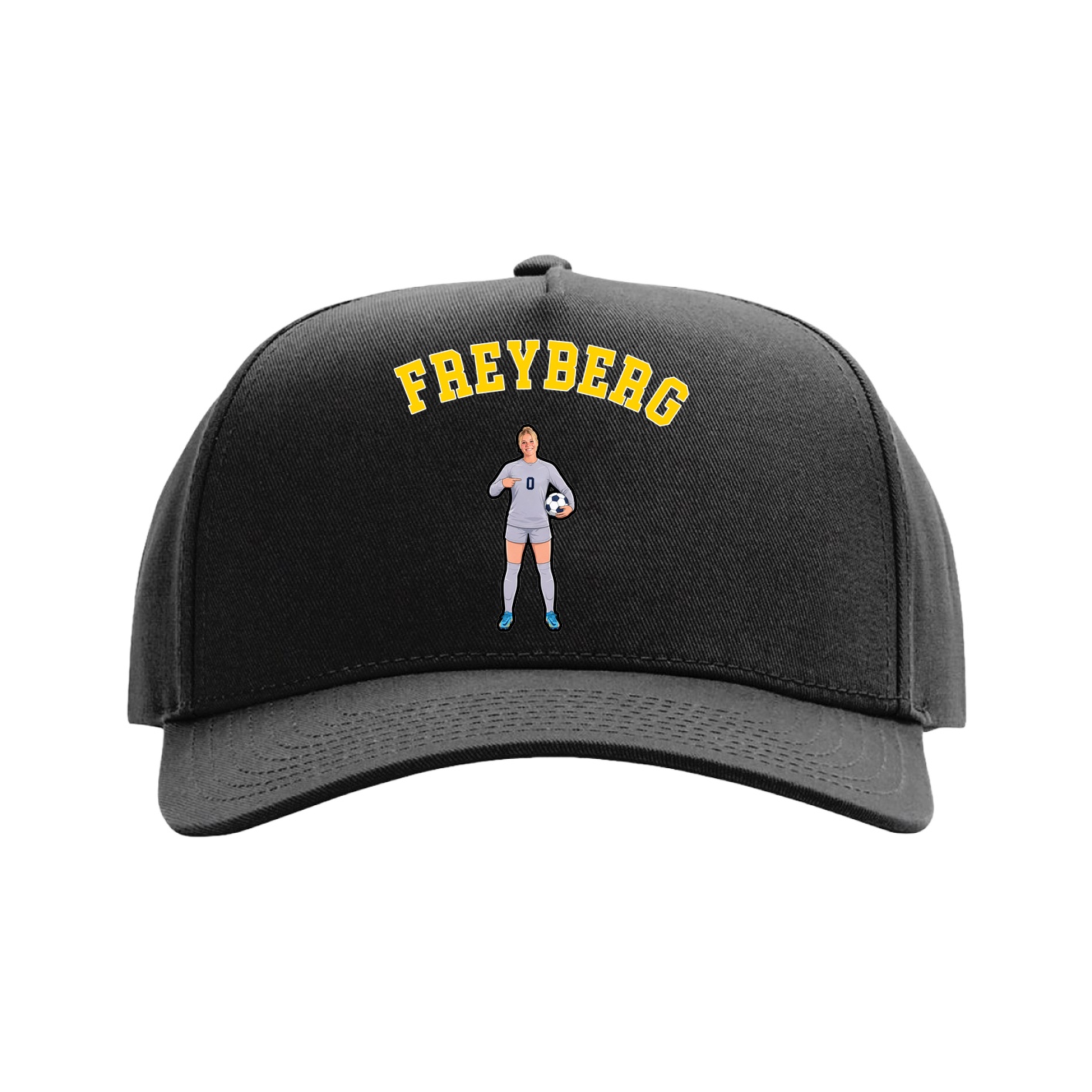Full Fabric Five-Panel Champ Cap