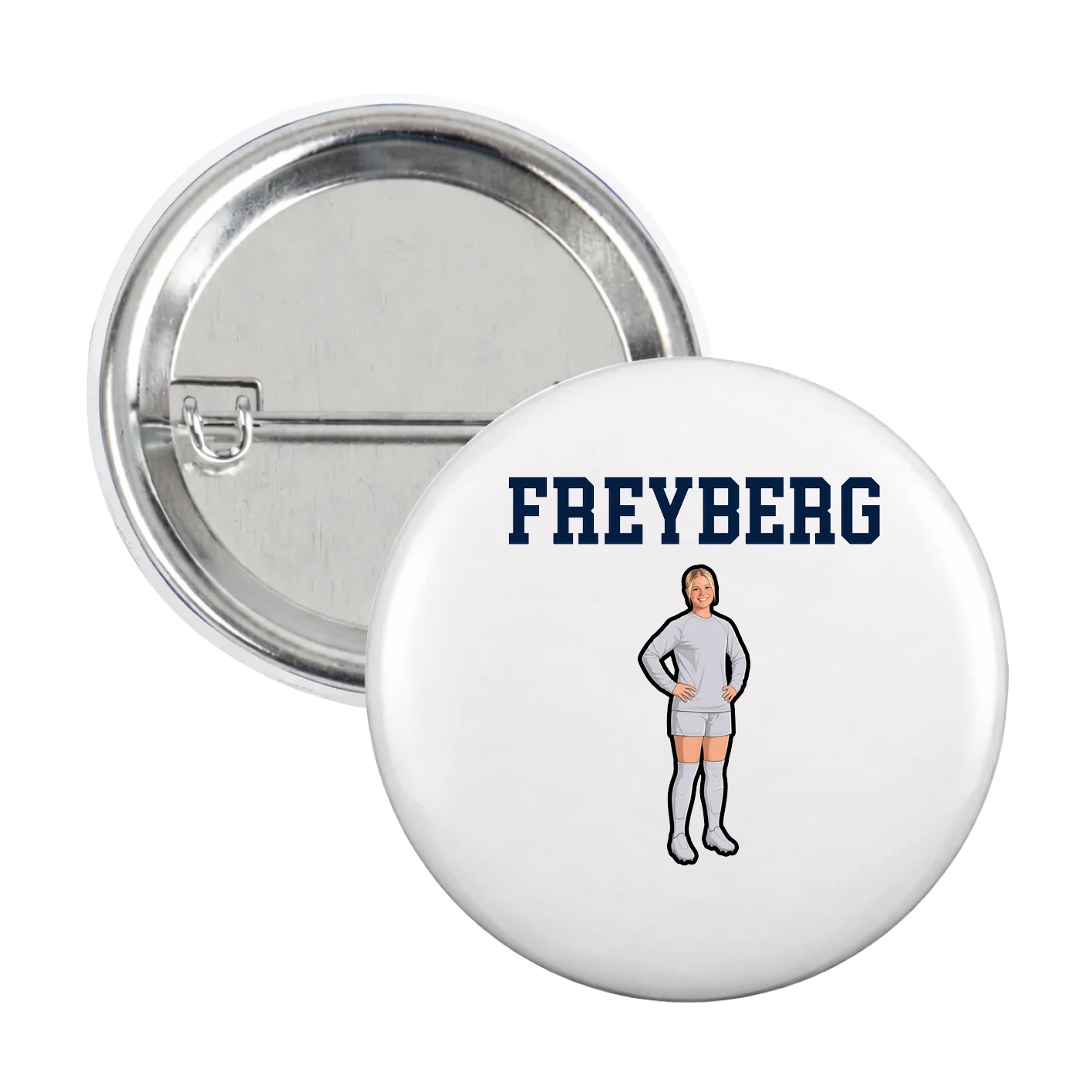 Game Day Button — Shirsey in White