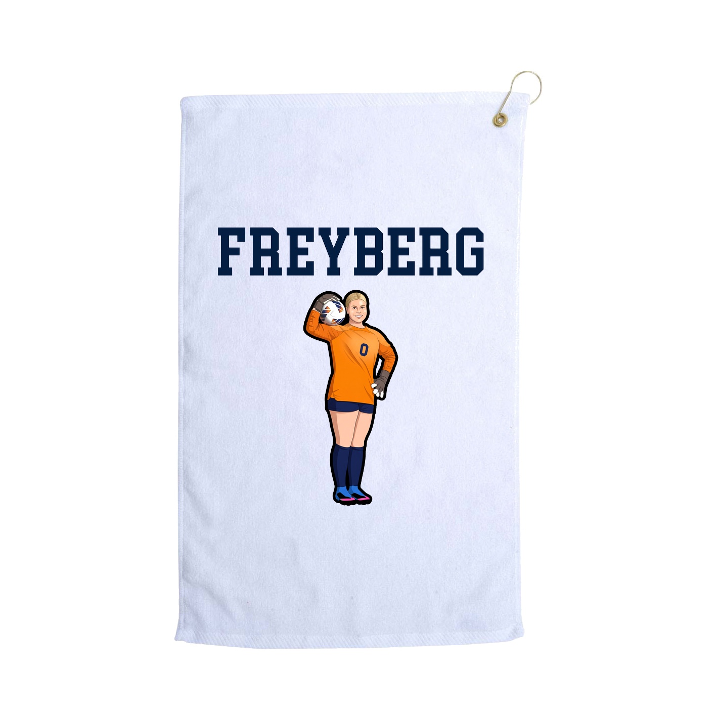 Golf Towel — Shirsey in White