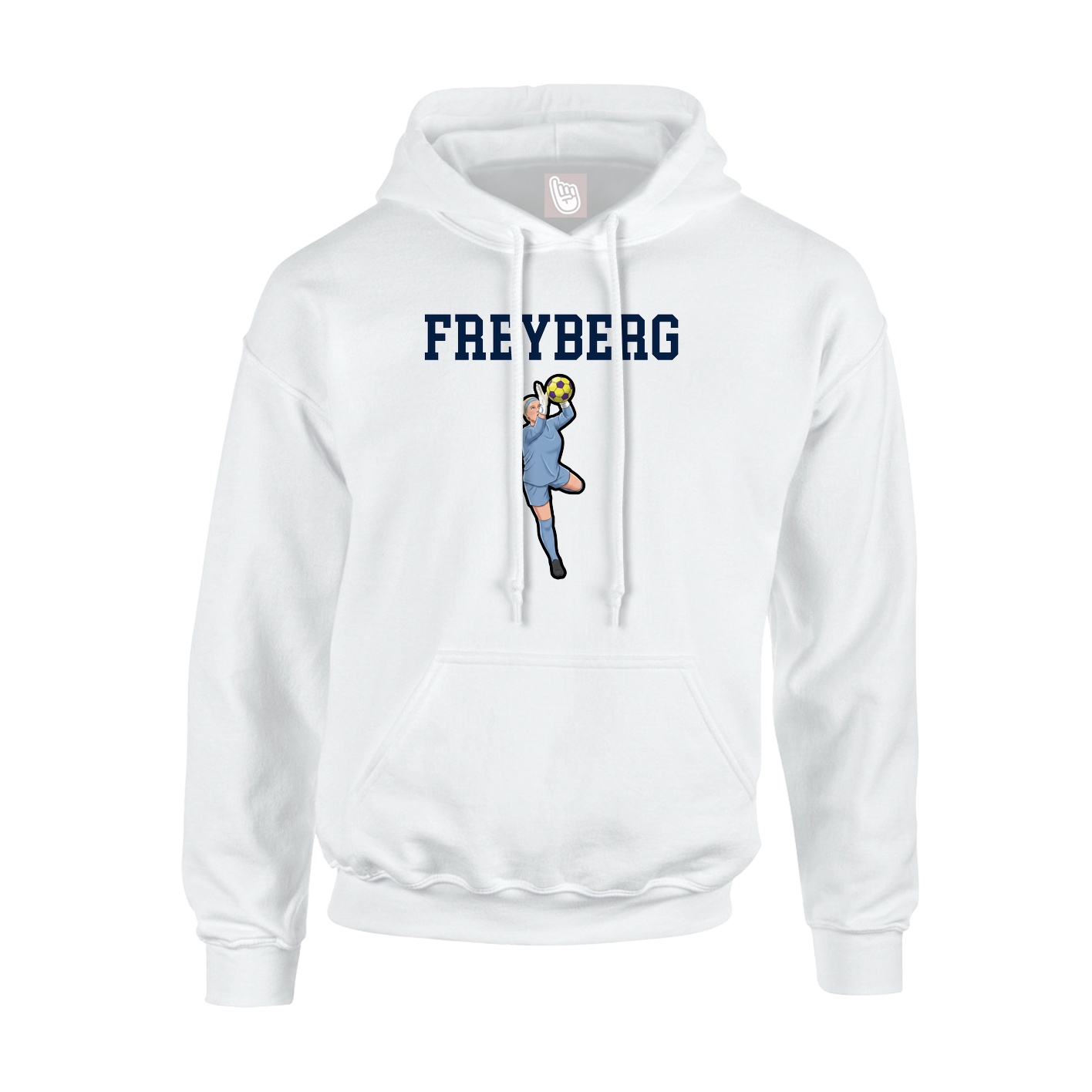 Hoodie — Shirsey in White