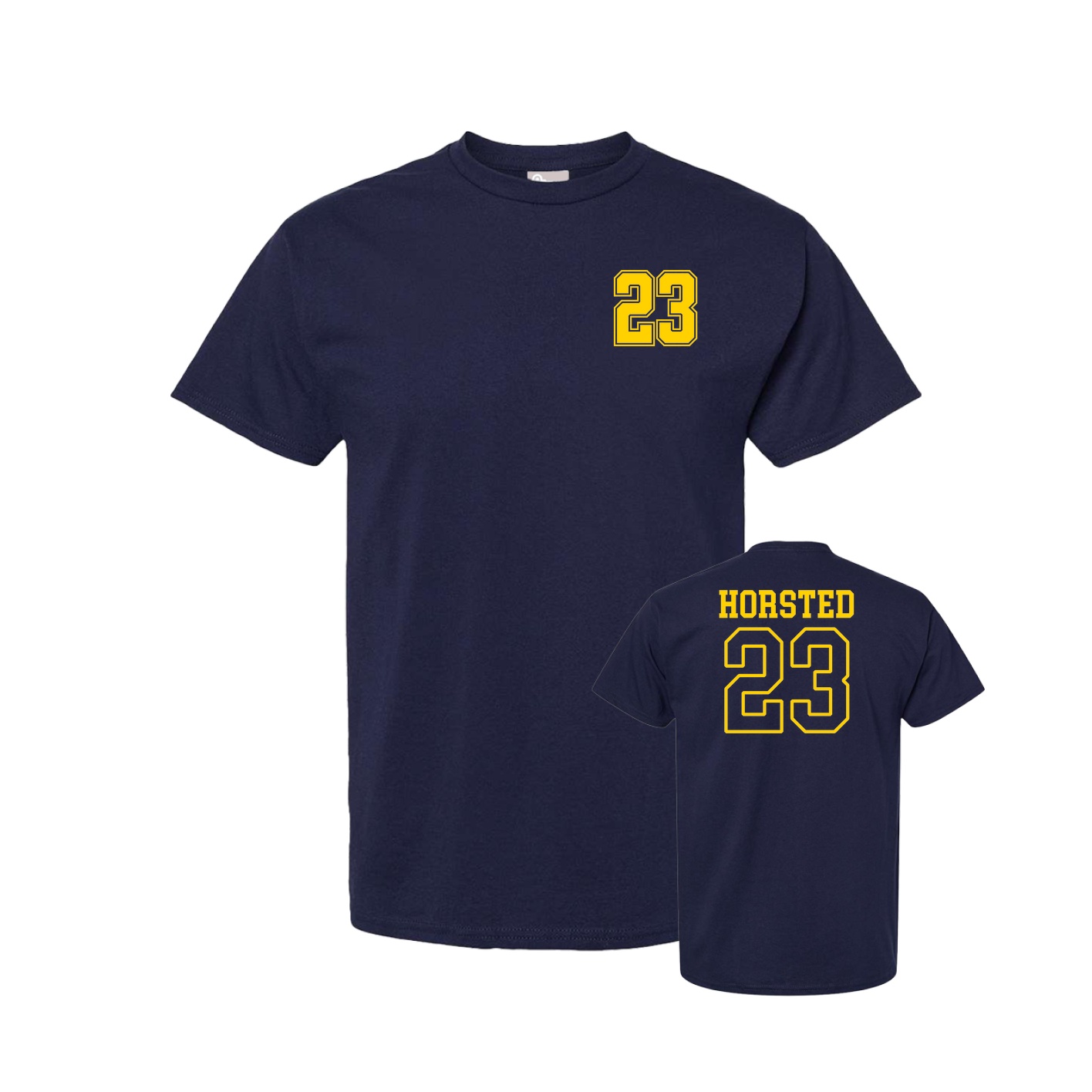 Tee — Chest Back in Navy