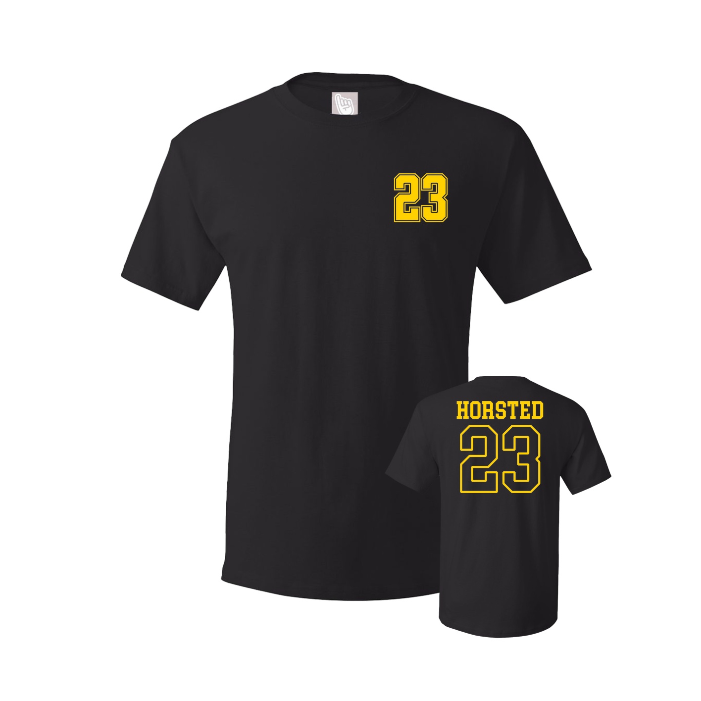 Youth Tee — Chest Back in Black