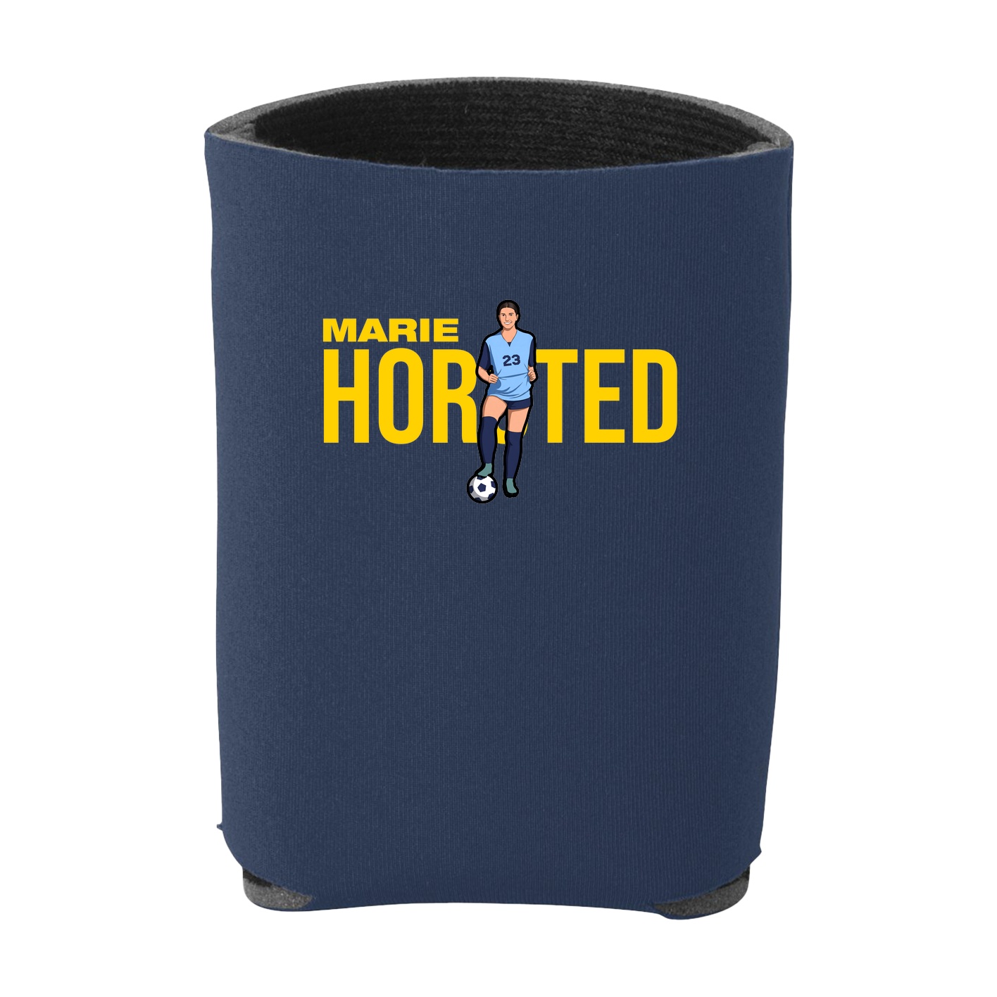 Can Holder — Player Name in Navy