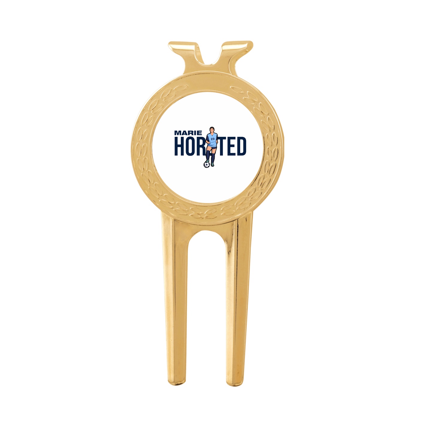 Divot Tool with Ball Marker — Player Name in Classic