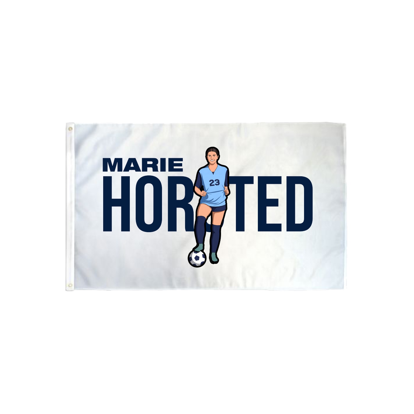3x5 Flag — Player Name in Classic