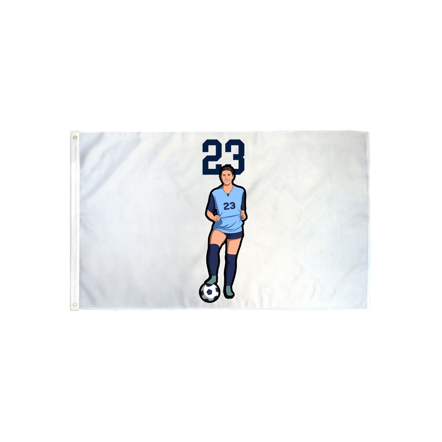 3x5 Flag — Number Top in Classic