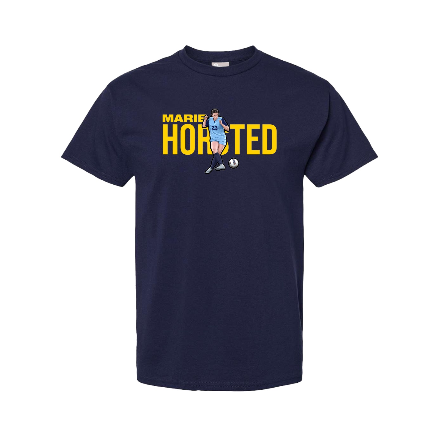 Tee — Player Name in Navy
