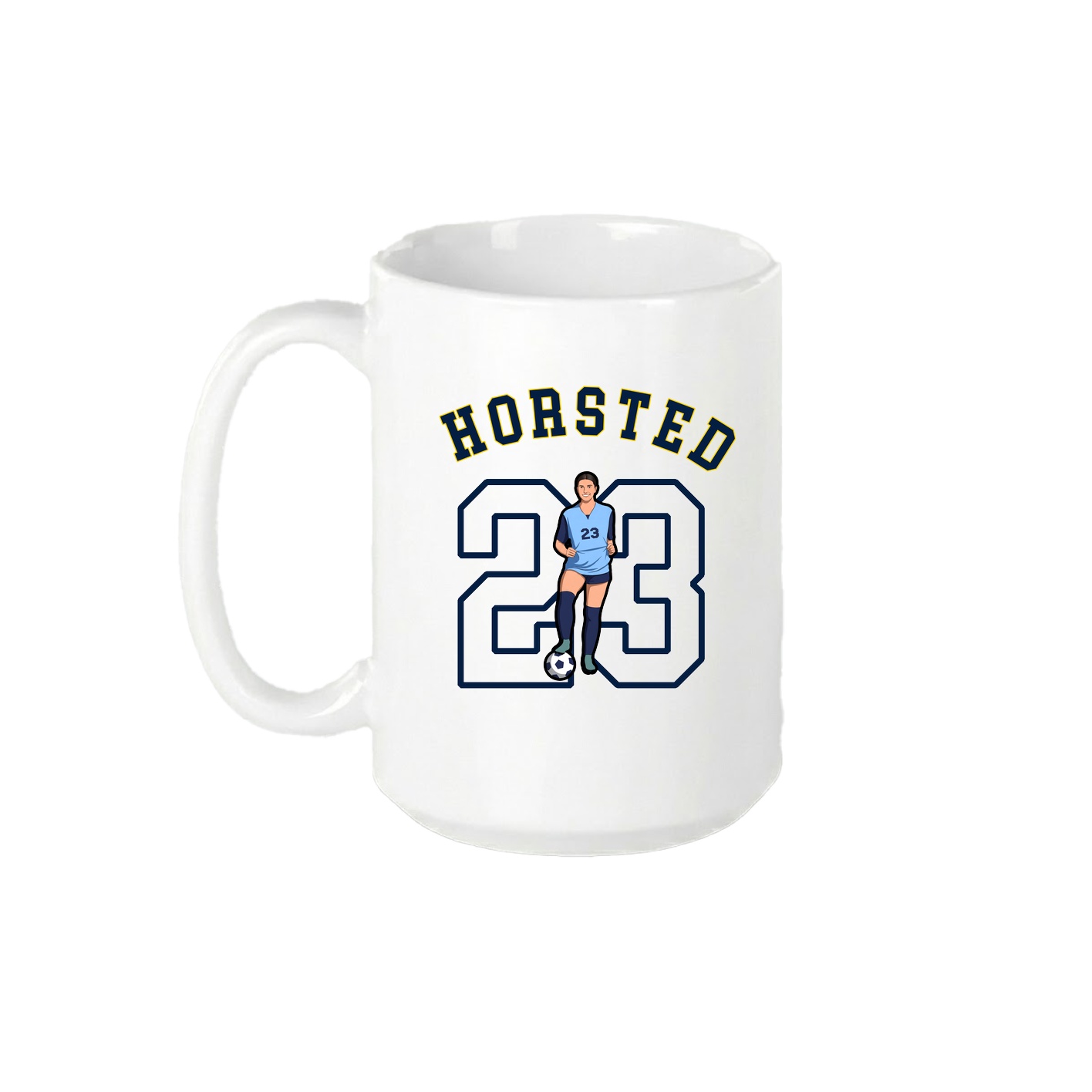15oz Coffee Mug — Shirsey Arch in White