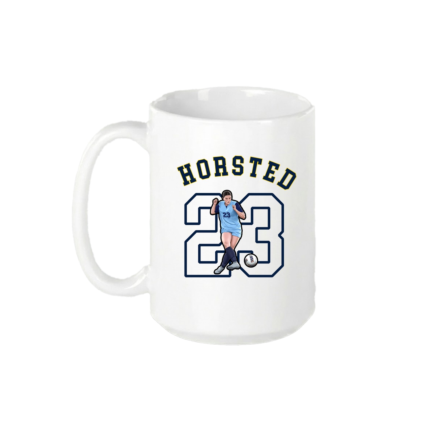 15oz Coffee Mug — Shirsey Arch in White