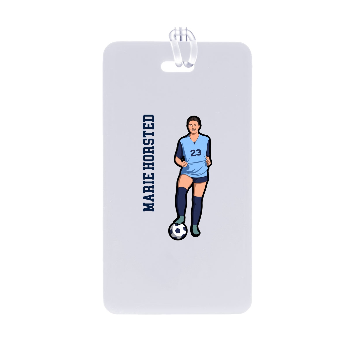 Bag Tag — Name Vertical in Classic