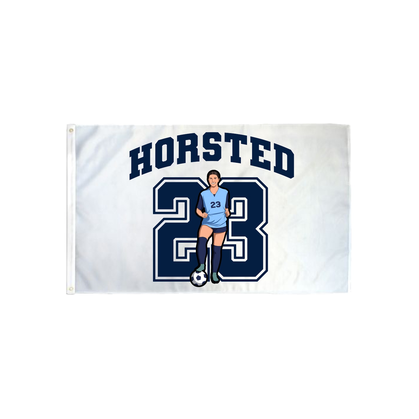 3x5 Flag — Number in Classic