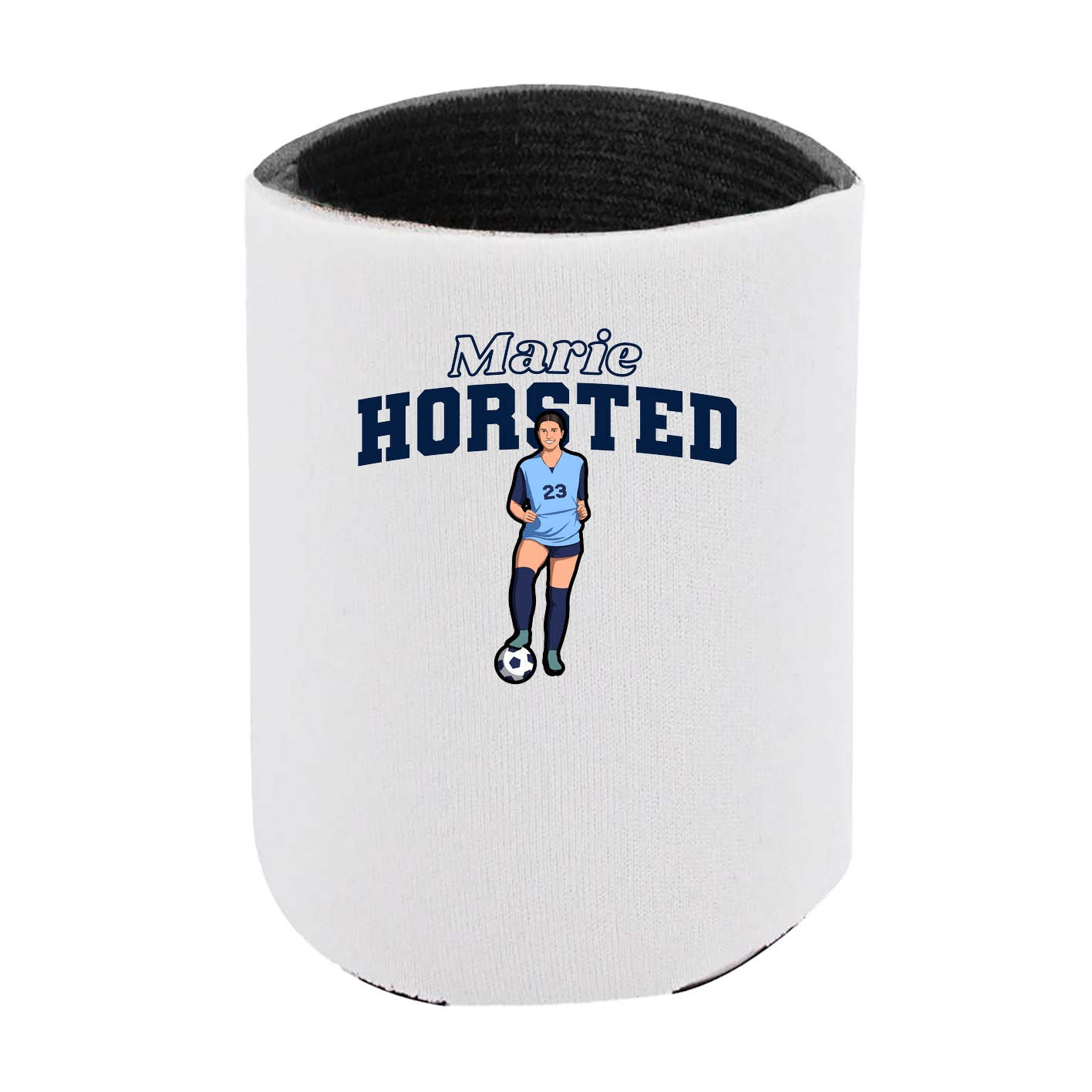Can Holder — Name Arch in White