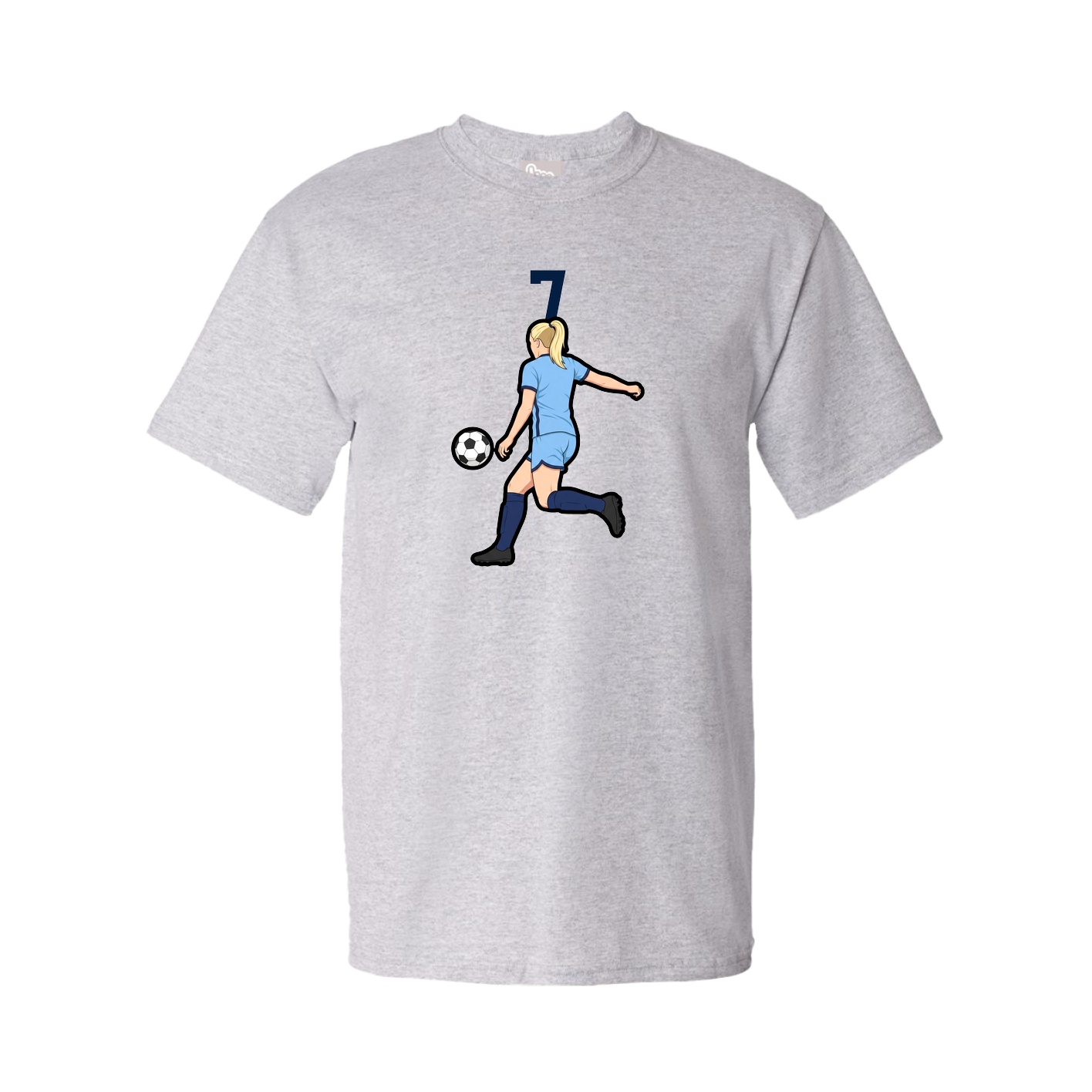Tee — Number Top in Grey