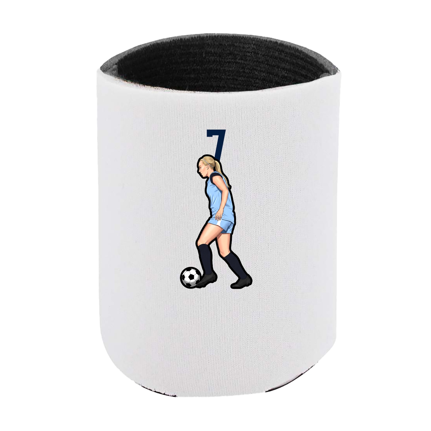 Can Holder — Number Top in White