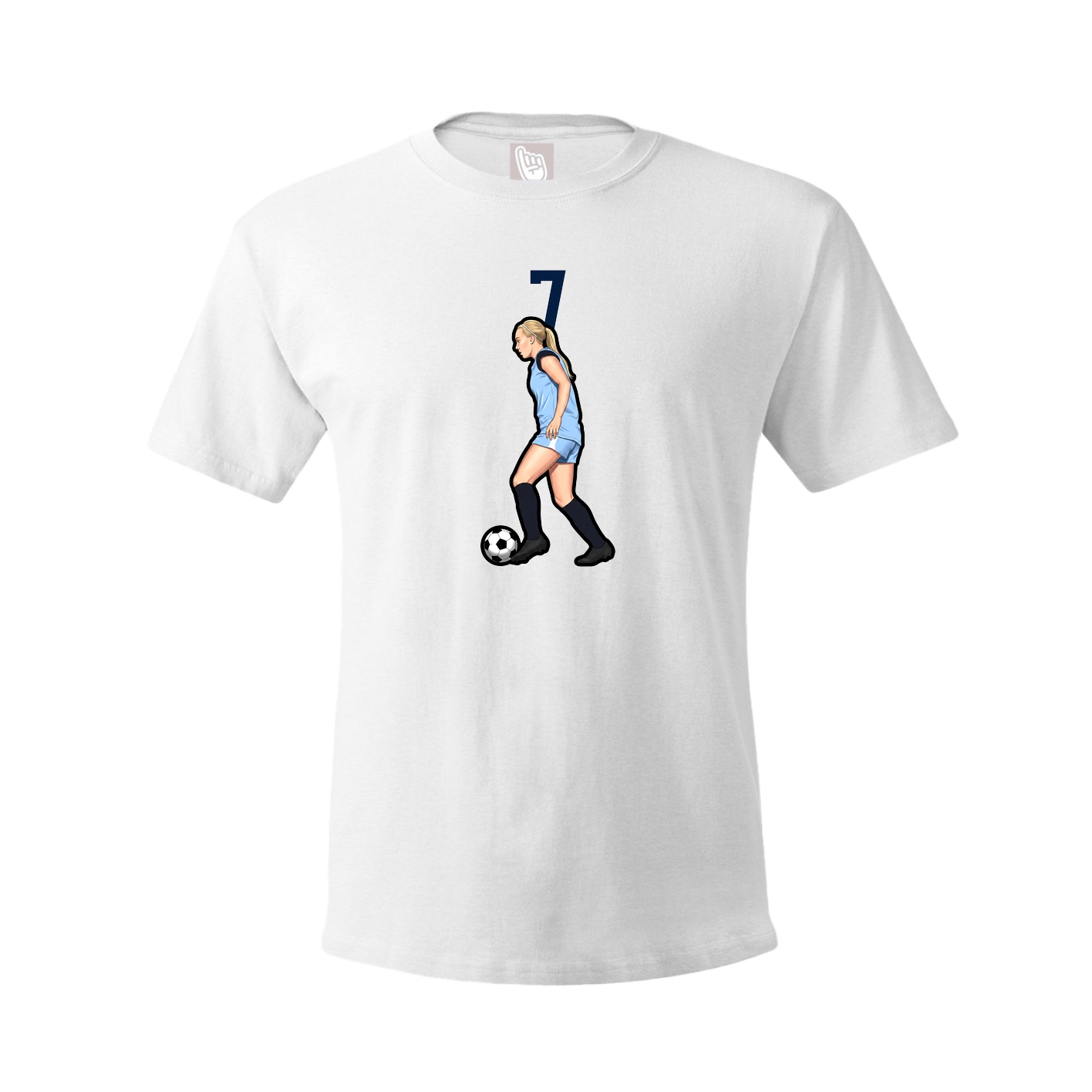Tee — Number Top in White