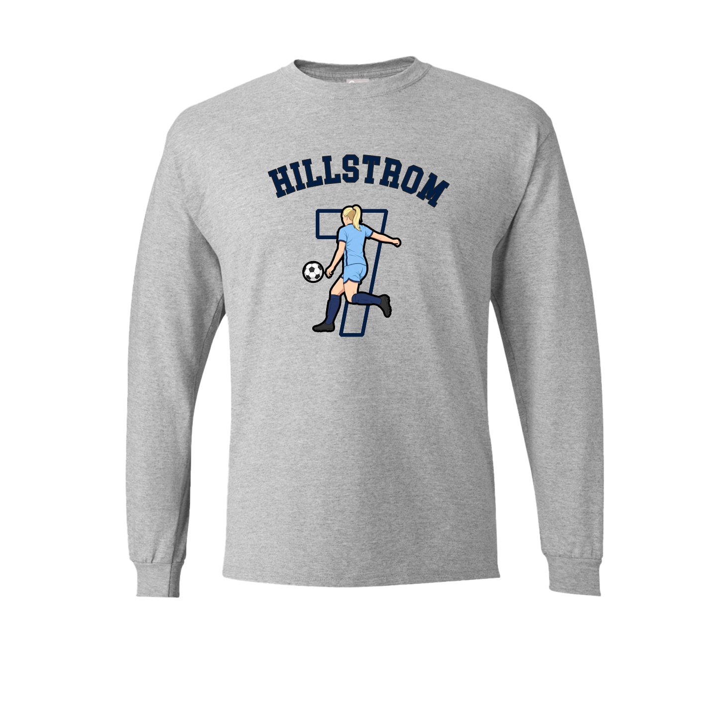 Long Sleeve Tee — Shirsey Arch in Grey