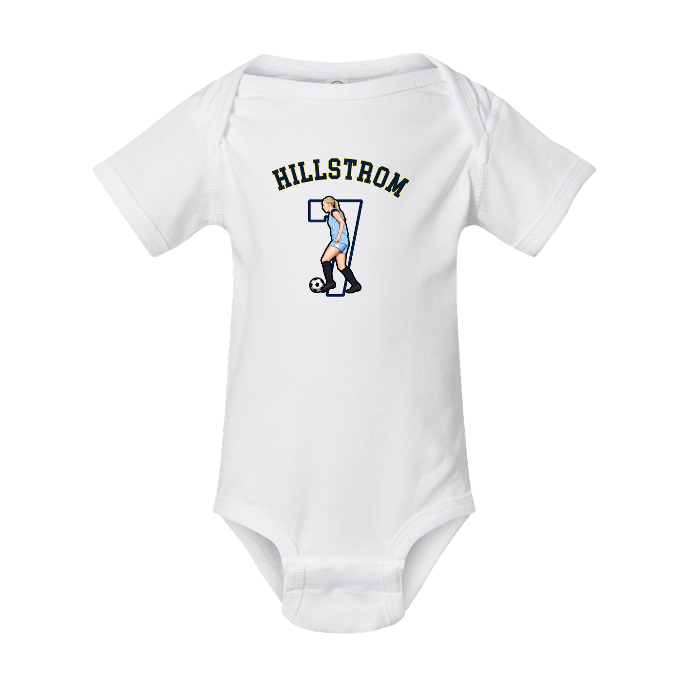 Baby Onesie — Shirsey Arch in White