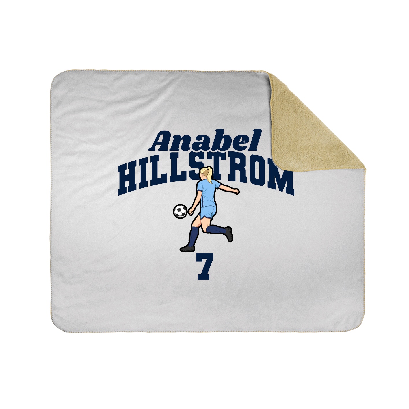 Throw Blanket — Signature Arch in White