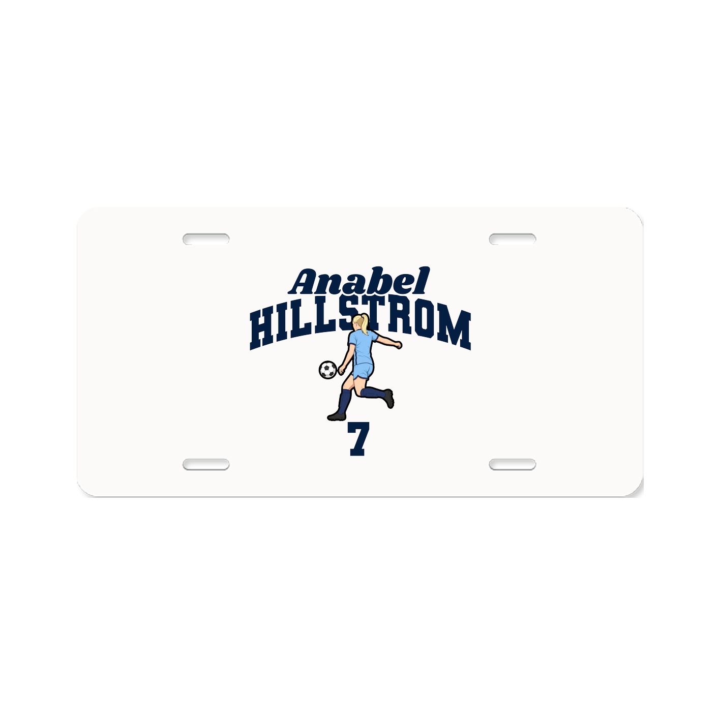 License Plate — Signature Arch in Classic