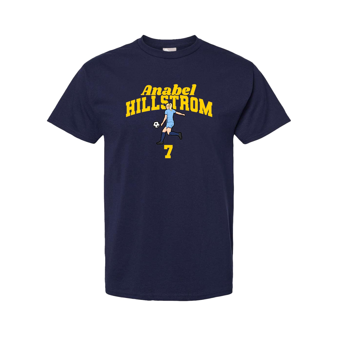 Tee — Signature Arch in Navy