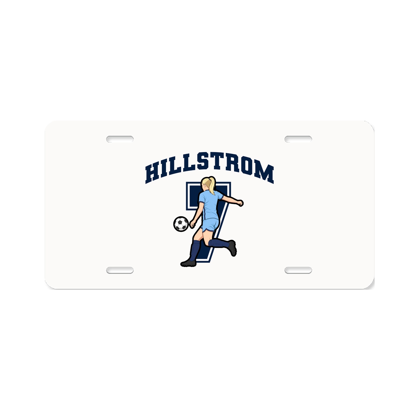 License Plate — Number in Classic